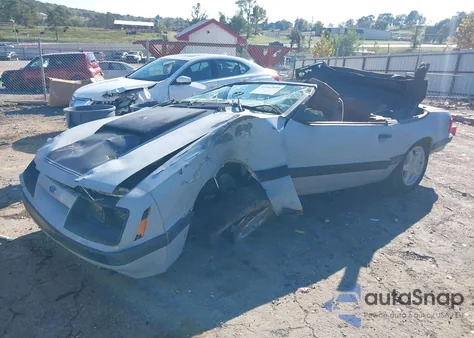 1986 Ford Mustang Lx/Gt из США, поврежденный, VIN 1FABP27M9GF164773